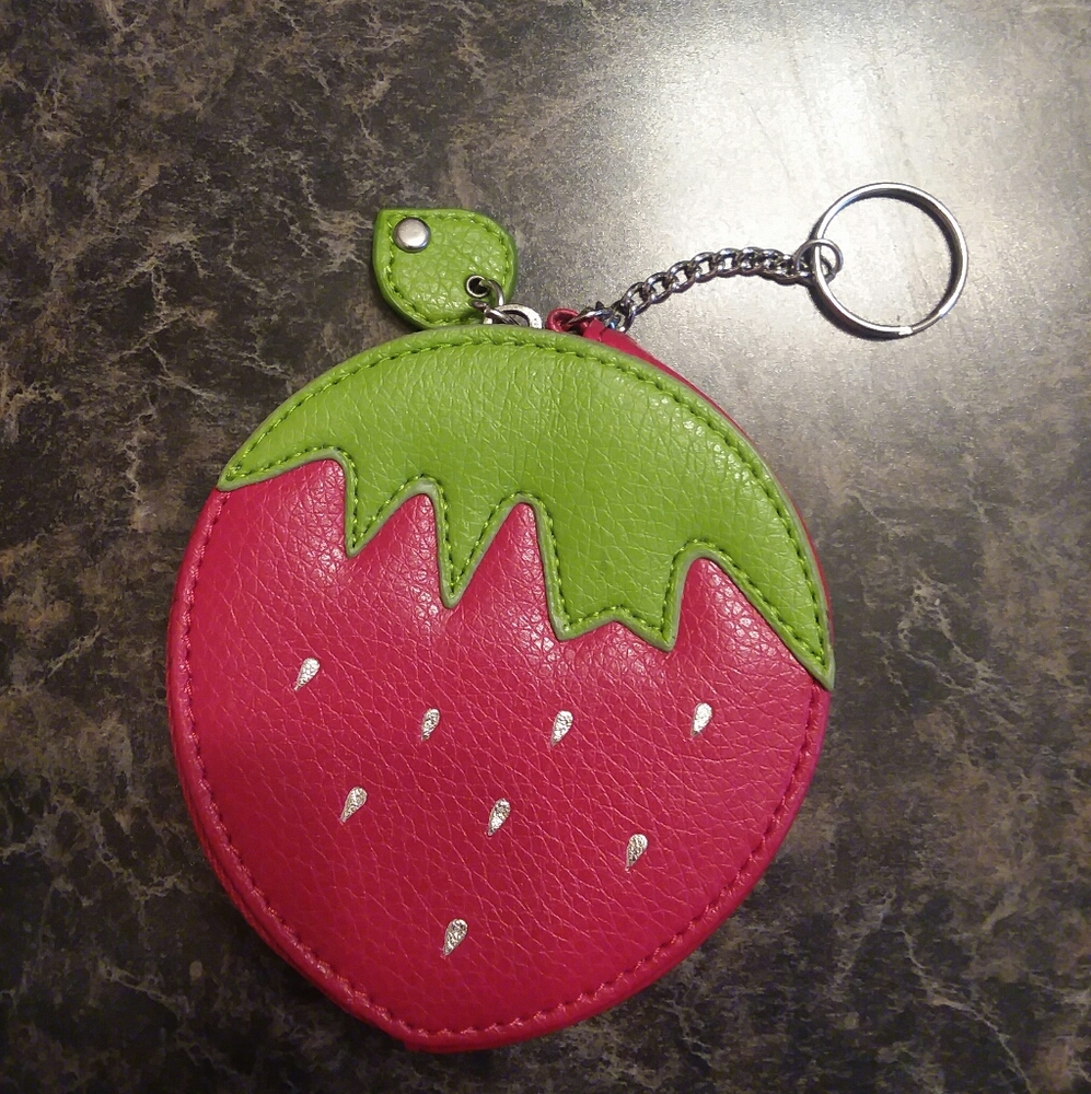 Strawberry coin purse